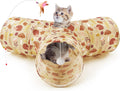 Pet Cat Tunnel Tube Cat Toys 3 Way Collapsible, Cat Tunnels for Indoor Cats，Kitt