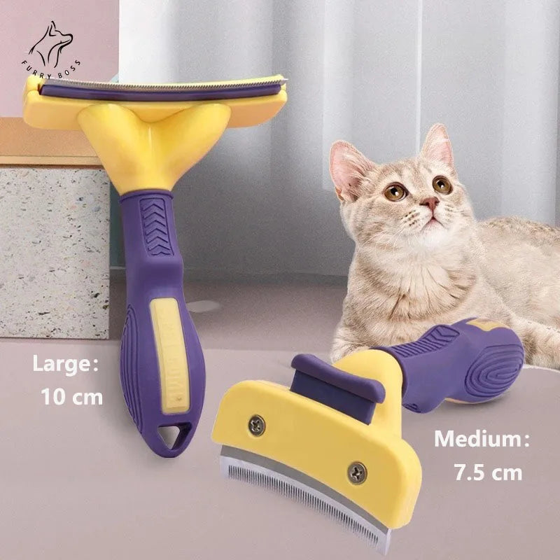 Pet Brush, Pet Grooming Tool, Deshedding Comb, Teddy and Golden Retriever Hair Removal Brush, Pet Cleaning Supplies，Dog Brush