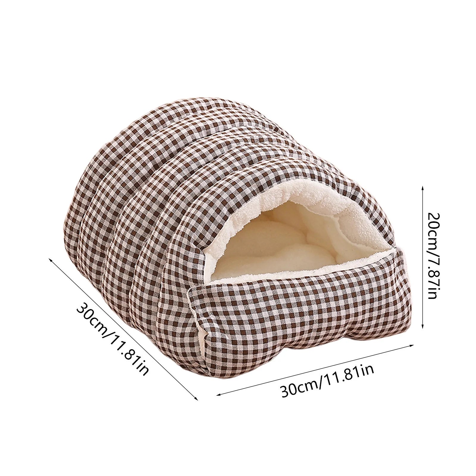 1 Pcs Dog Bed Self Warming Puppy House Cozy Cat Sleeping Tent Cave Beds Indoor Kitten Nest Kennel Hut for Small Medium Dog Cats