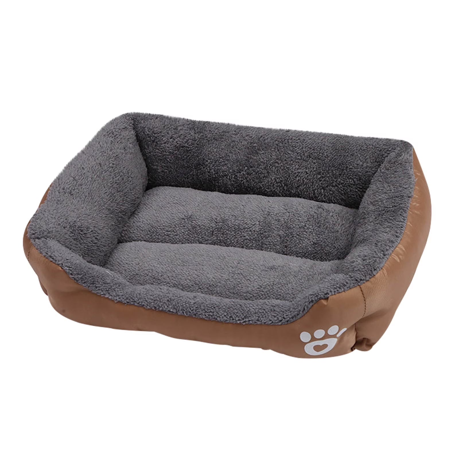 Rectangular Dog Cat Beds Mattress Washable Pads Room, Soft Winter Warm Plush Sleeping Pet Fleece Bed Mat for Small Doggy Kitten, Anti-Slip Waterproof Bottom