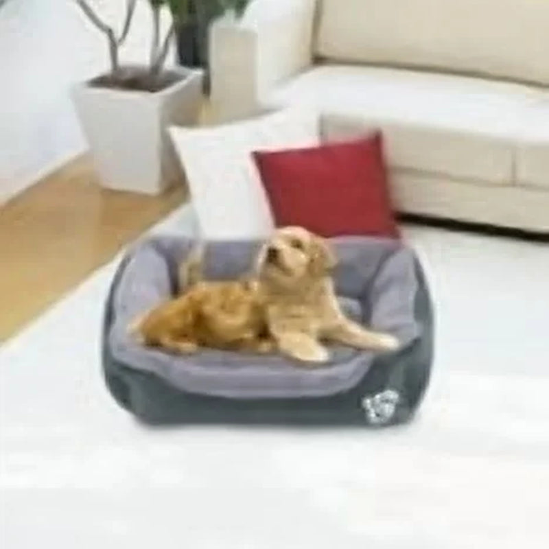 Rectangular Dog Cat Beds Mattress Washable Pads Room, Soft Winter Warm Plush Sleeping Pet Fleece Bed Mat for Small Doggy Kitten, Anti-Slip Waterproof Bottom