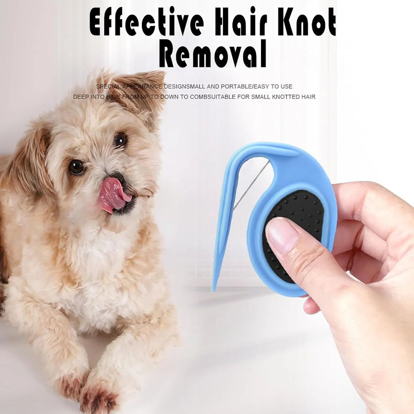 Knotting Comb, Knotting Comb for Cats, De Knotting Comb for Dog, Pet Knotting Comb, Pet Dog Shedding Brush Puppy Kitten Brush Hair Removal Tool Grooming Comb Loose Epilator