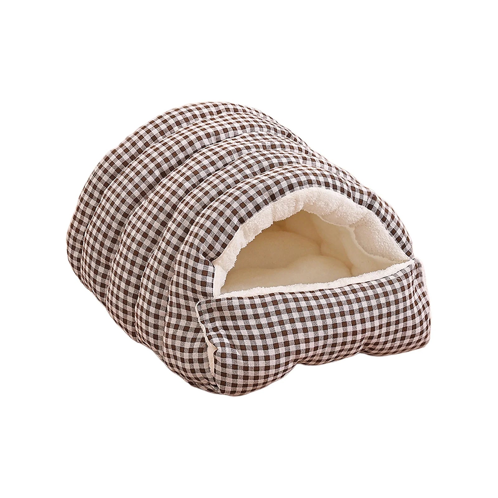 1 Pcs Dog Bed Self Warming Puppy House Cozy Cat Sleeping Tent Cave Beds Indoor Kitten Nest Kennel Hut for Small Medium Dog Cats